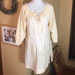 SAMSON UK size MEDIUM long Tunic Embroidery Pre-❤️